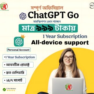 Chatgpt Go 1 year Subscription for Android, iPhone, and Computer.